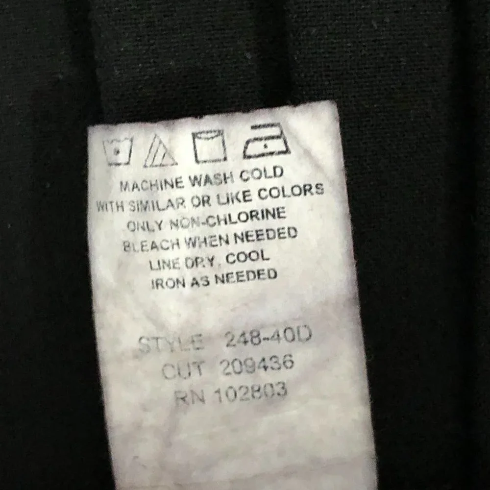 Vintage - BRIGGS NEW YORK - Black Pencil Skirt with Pleated Hem & Zipper- Size 8